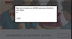 Desktop Screenshot of adhdessentials.com