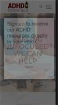 Mobile Screenshot of adhdessentials.com